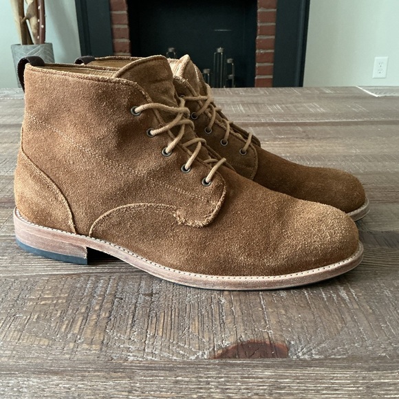 Warfield & Grand Men's Tan Suede Chukka Boots Size 11 - Picture 3 of 9